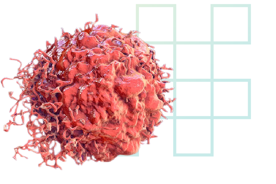 Graphic of cancer cell